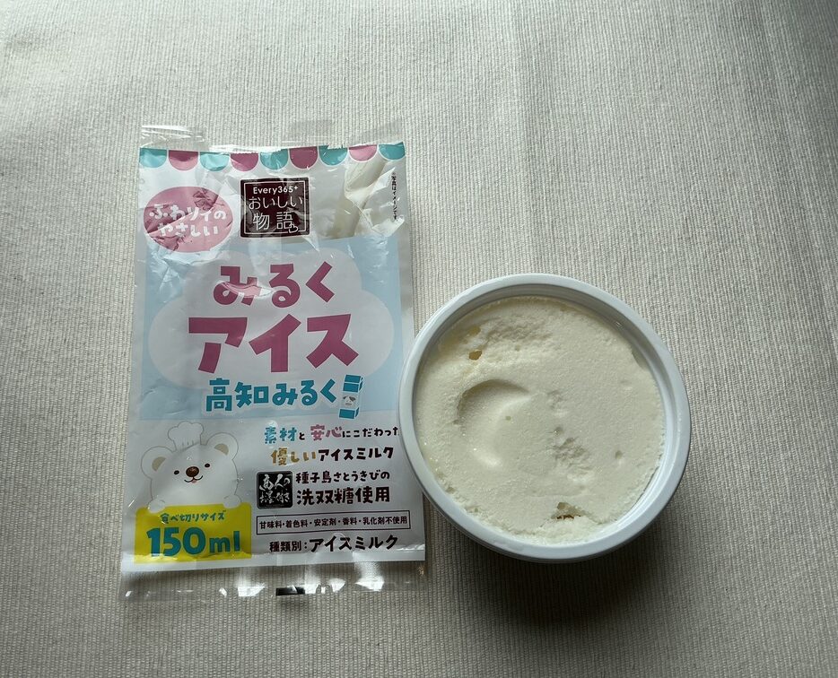 ミルクアイス ミルク 中身
